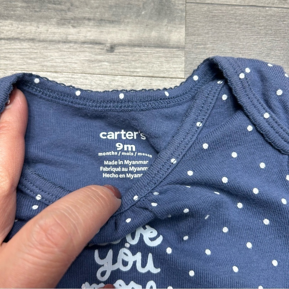 Carter's Long Sleeve and Short Sleeve Bodysuits 6-9M - Picture 3 of 13